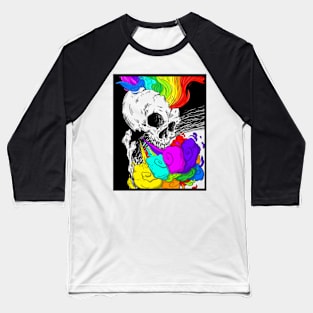 PRIDE SKULL Baseball T-Shirt